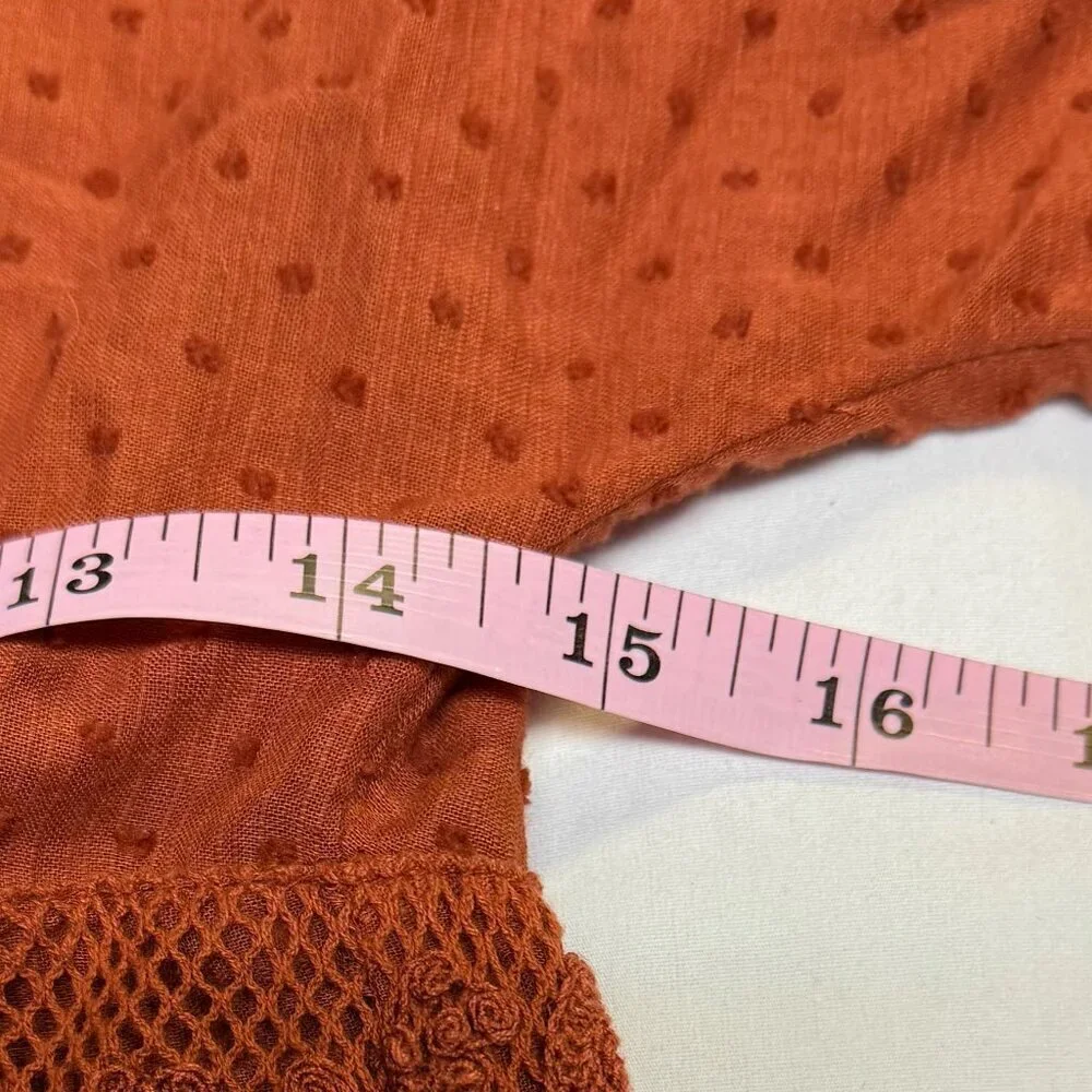 Free People Cinnamon Sugarpie‎ Plunge Mini Dress – Size Small, EUC